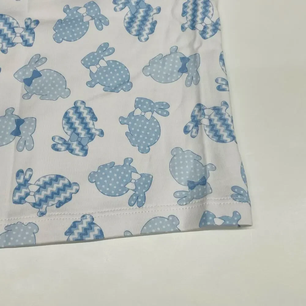 NWT Magnolia Baby Size 6 Blue Cottontail Short PJs